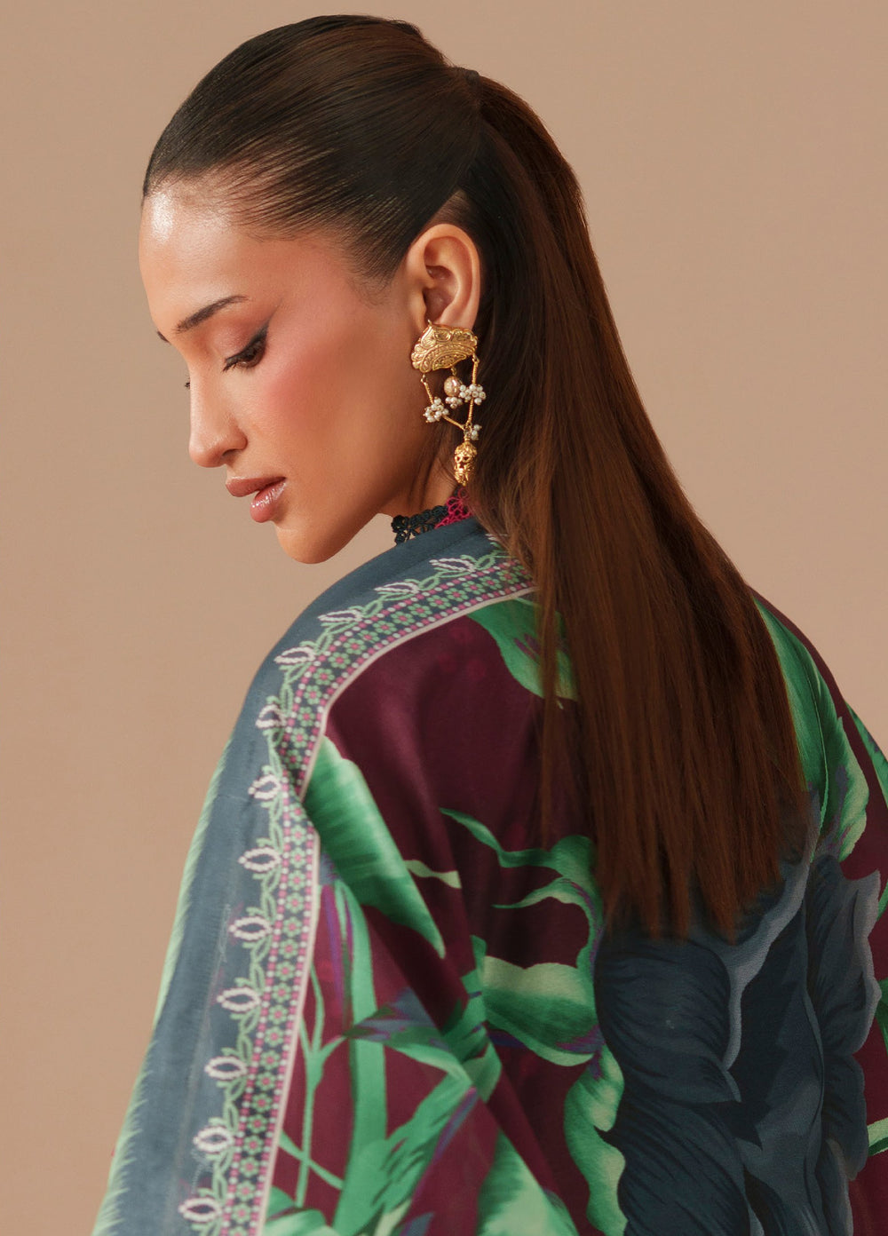 JoJo by Bin Ilyas Unstitched Embroidered Lawn 3 Piece Suit BI26UJJ D-81A - Summer Collection