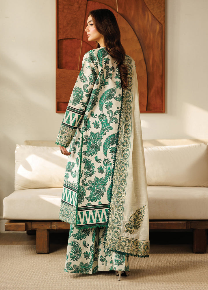 Leila by Mahnur Unstitched Embroidered Lawn 3 Piece Suit MN26ULL L-14 - Summer Collection