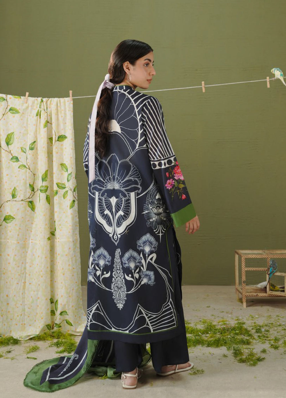 Coco by Zara Shahjahan Unstitched Printed Lawn 3 Piece Suit CZS26PS ZCB-26 10 B - Summer Collection