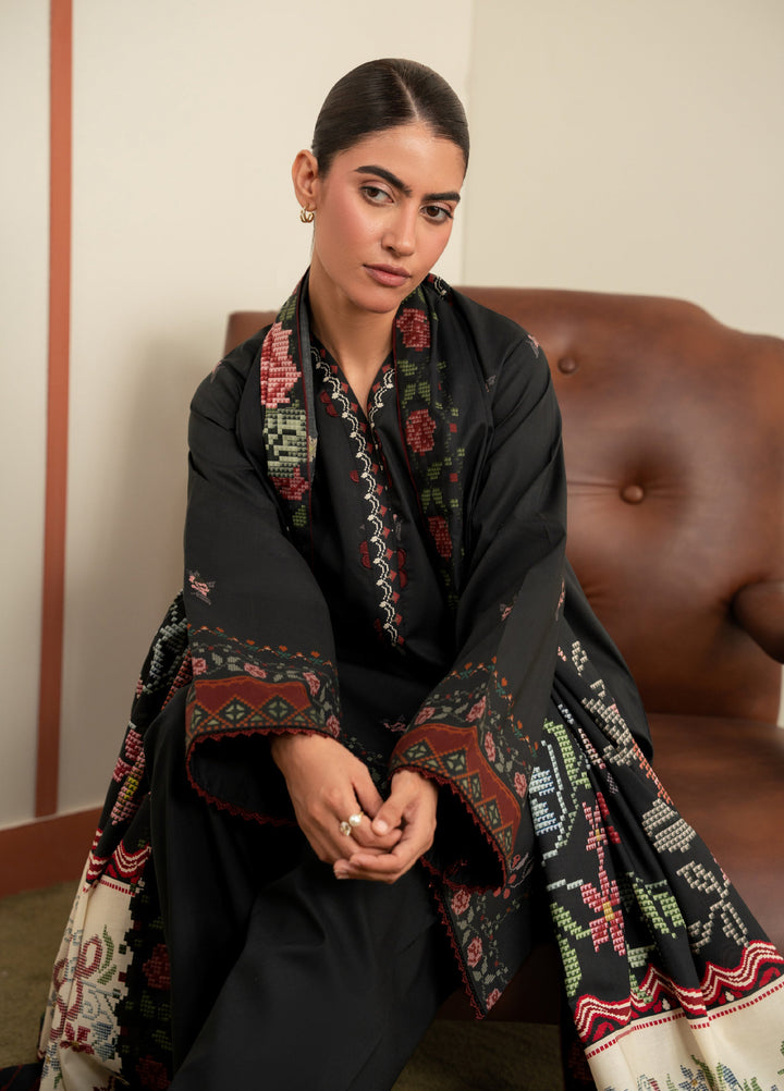Seran Essentials Unstitched Printed Lawn 3 Piece Suit SN26UEL ELIRA D-08 - Lawn Collection