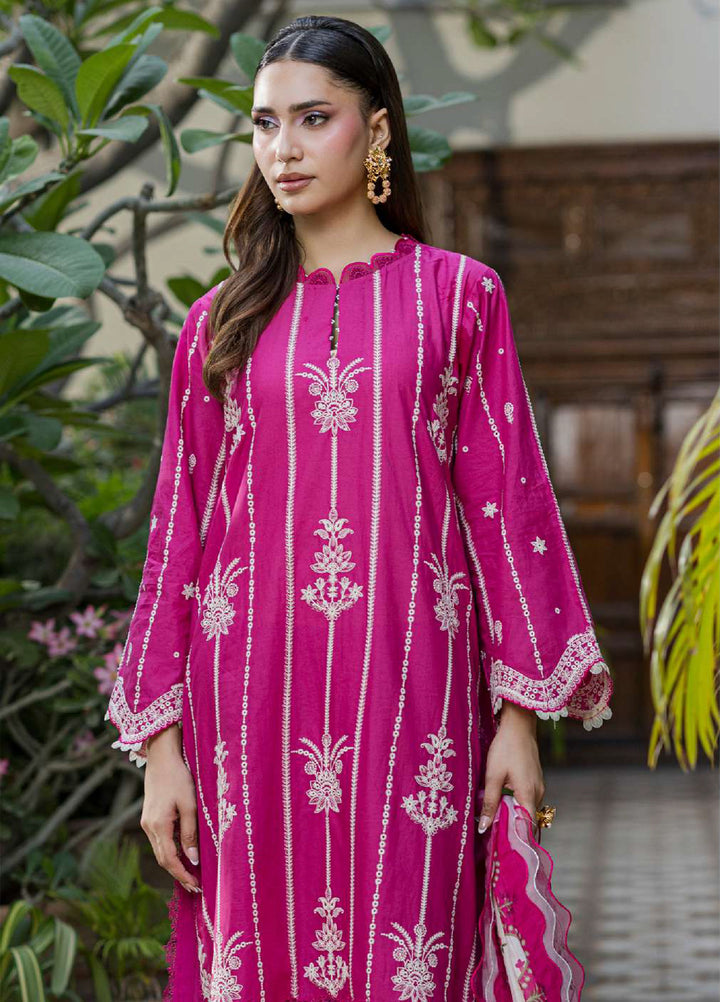 Zellbury Unstitched Embroidered Cotton 3 Piece Suit ZB26UCC WUC26E34050 - Casual Collection