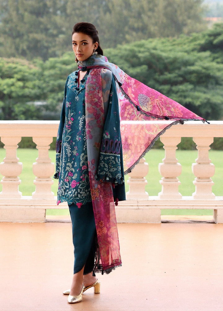 Lilas by Republic WomensWear Unstitched Embroidered Lawn 3 Piece Suit RW26ULL D-5A - Eid Collection