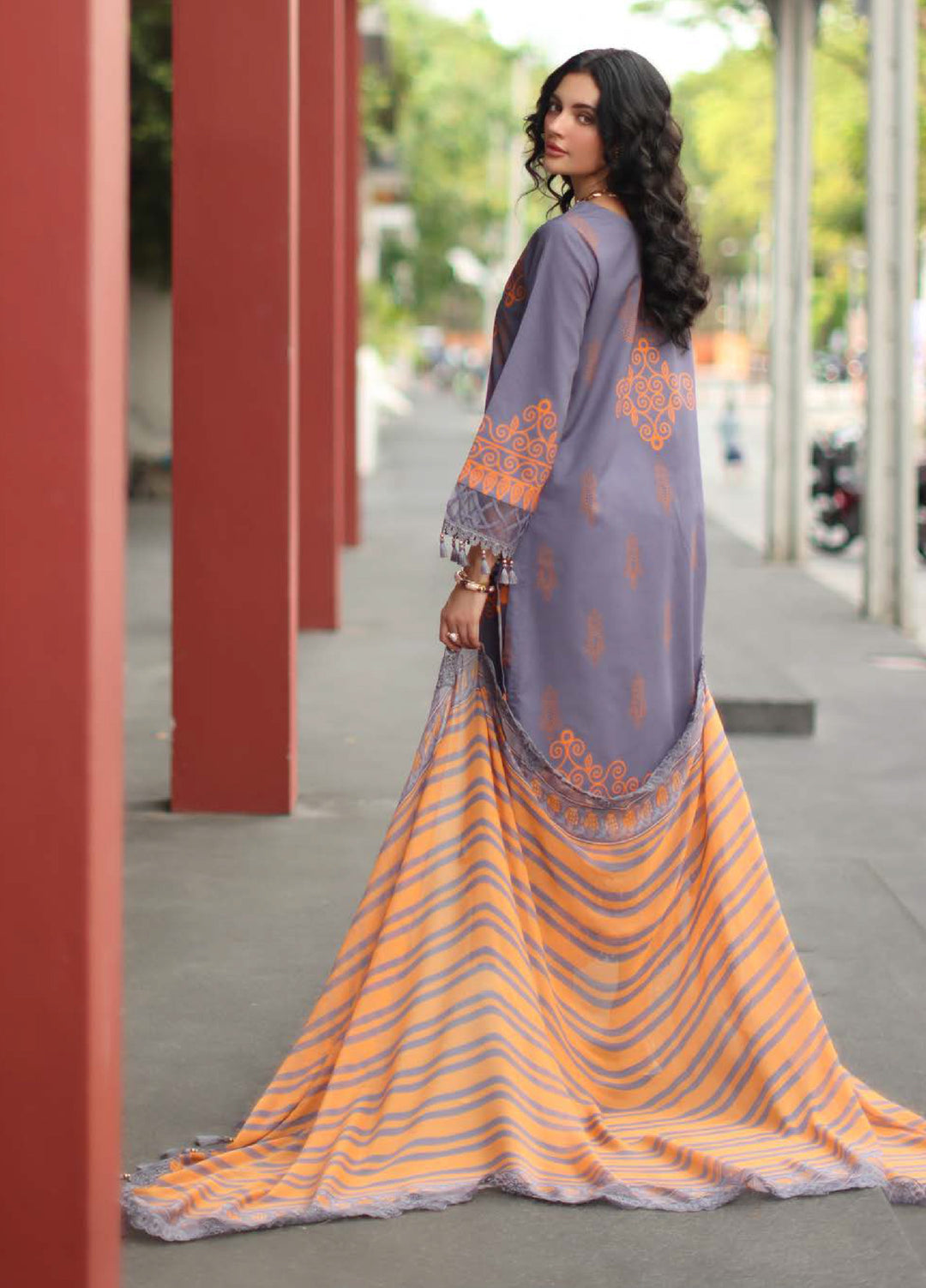 Combination by Charizma Unstitched Embroidered Lawn 3 Piece Suit CHR26UCL CC6-19 - Festive Collection