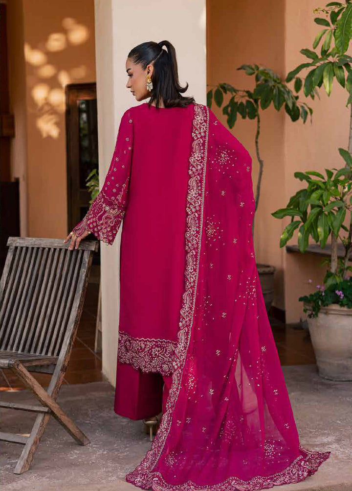 Heirloom by Daria Unstitched Embroidered Chiffon 4 Piece Suit DC26UCH DA-58 - Festive Collection