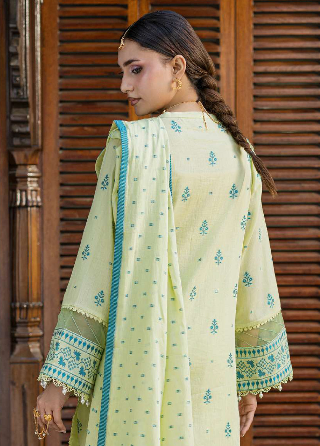 Zellbury Unstitched Printed Jacquard 3 Piece Suit ZB26UC WUS26X30859 - Casual Collection
