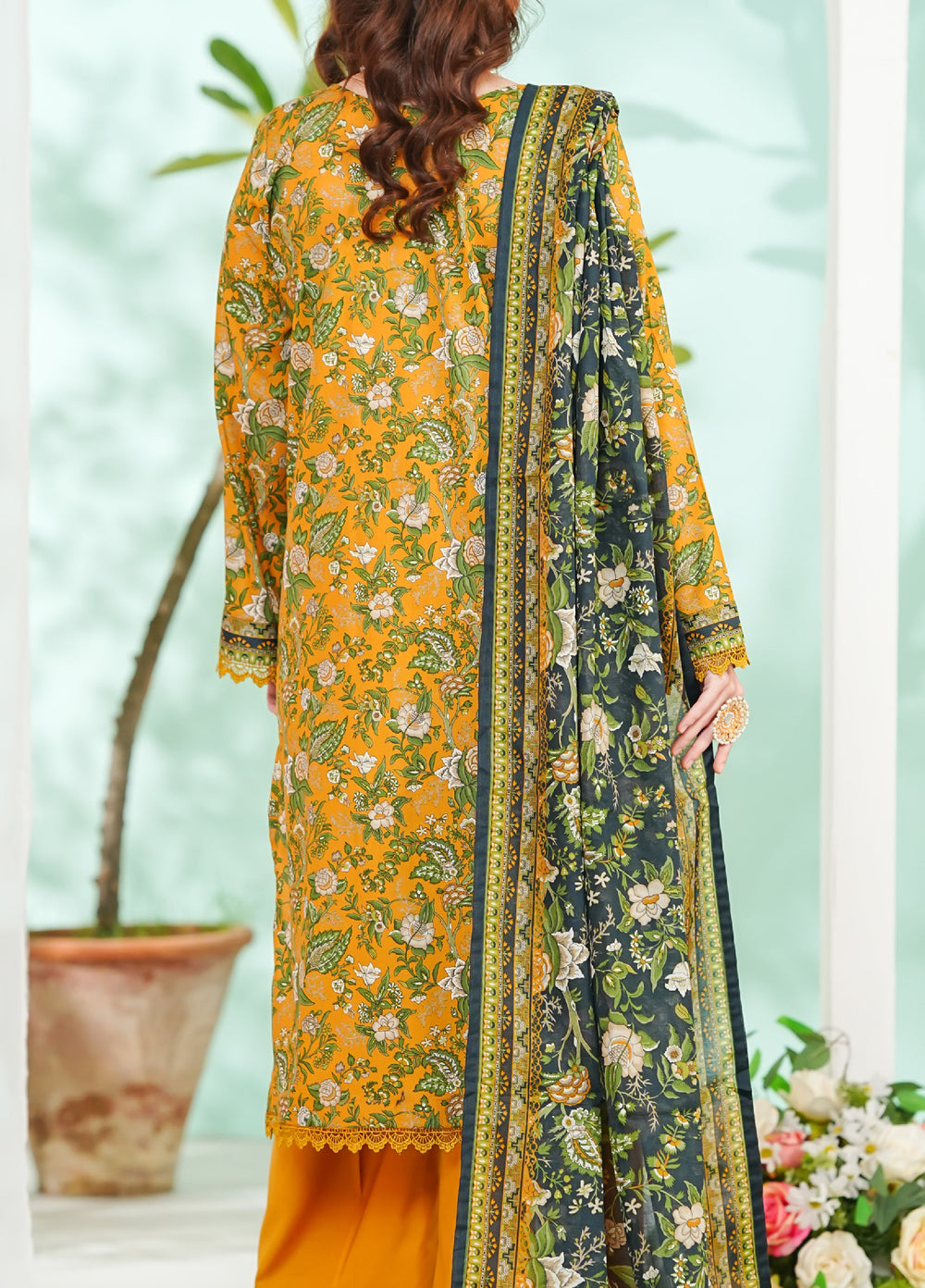 Daman by VS Textiles Unstitched Printed Lawn 3 Piece Suit VS26UDL D-03 882 - Casual Collection