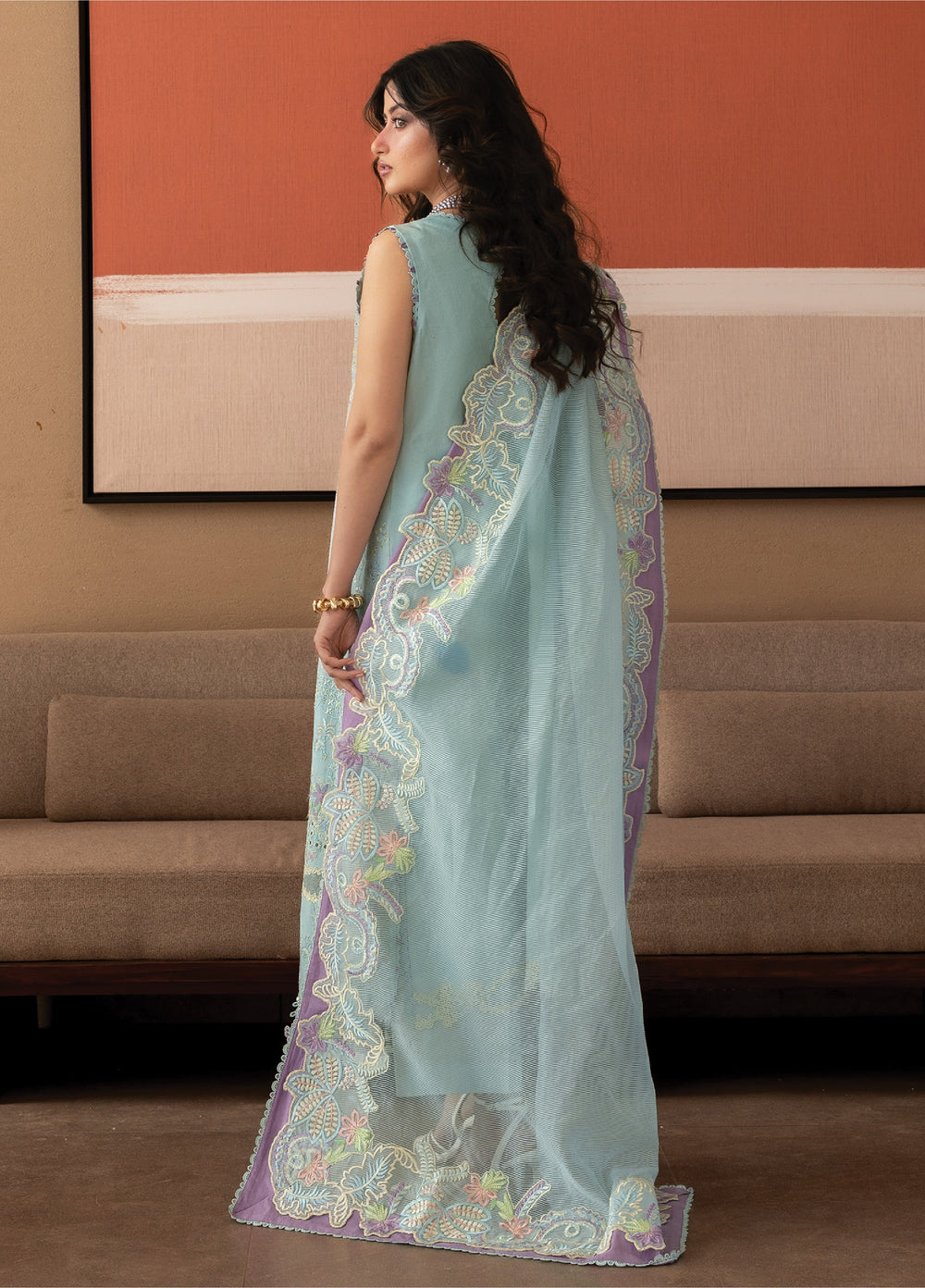 Sirene by Mahnur Unstitched Embroidered Lawn 3 Piece Suit MN26USL S-13 - Summer Collection