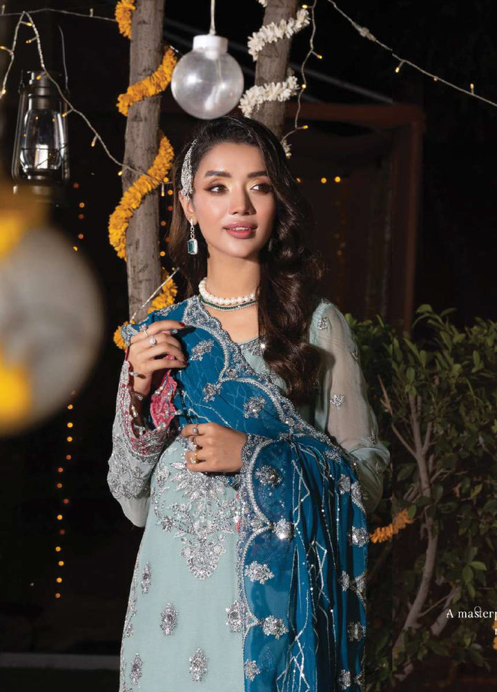Shagun by Imrozia Premium Women 3 Piece Chiffon Suit M-105 Izza - Festive Collection