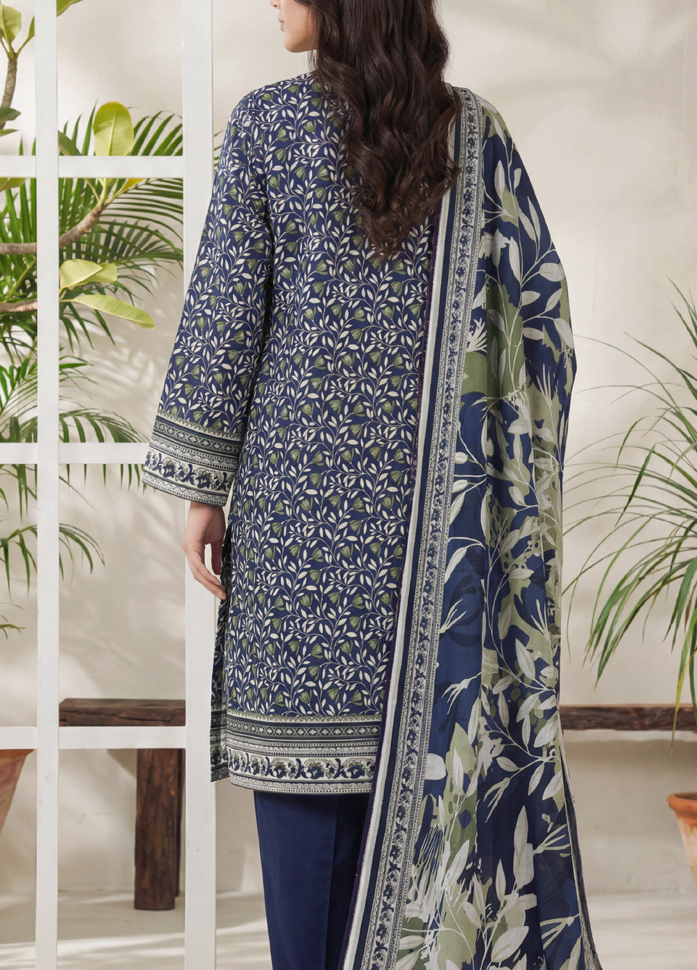 Daman by VS Textiles Unstitched Printed Lawn 3 Piece Suit VS26UDL D-14 841 - Casual Collection
