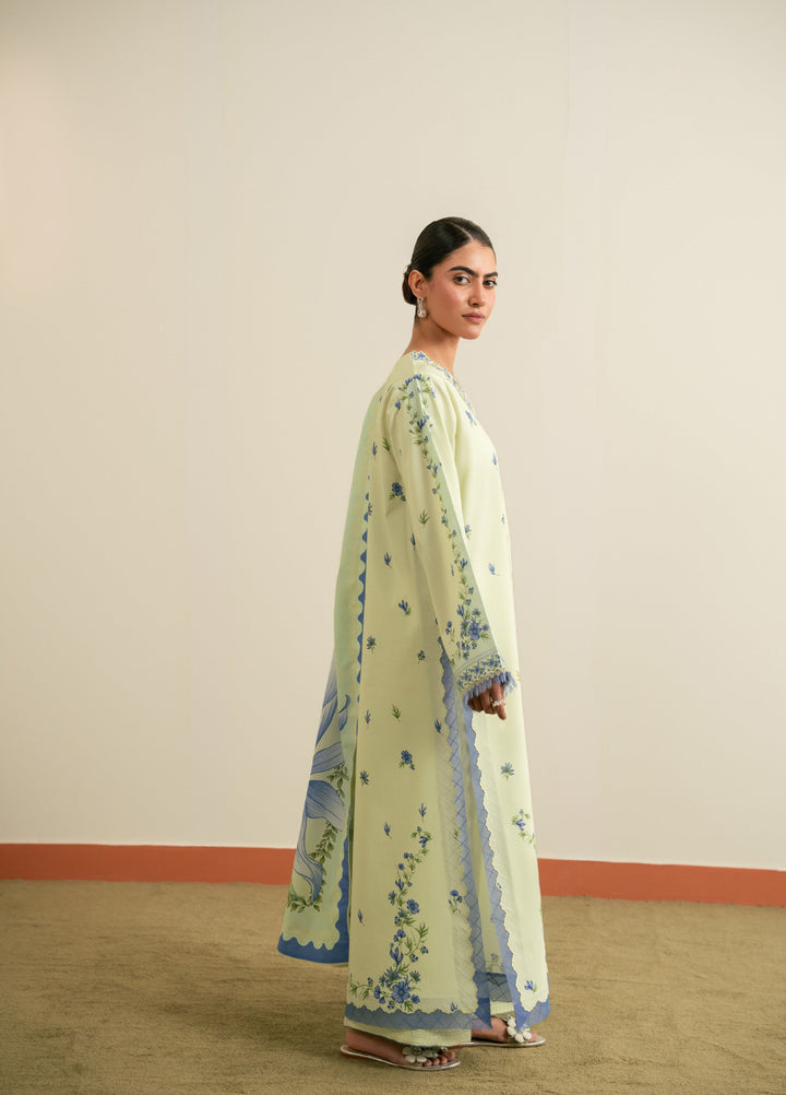 Seran Essentials Unstitched Printed Lawn 3 Piece Suit SN26UEL Astera D-01 - Lawn Collection