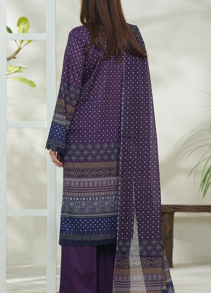 Daman by VS Textiles Unstitched Printed Lawn 3 Piece Suit VS26UDL D-16 839 - Casual Collection