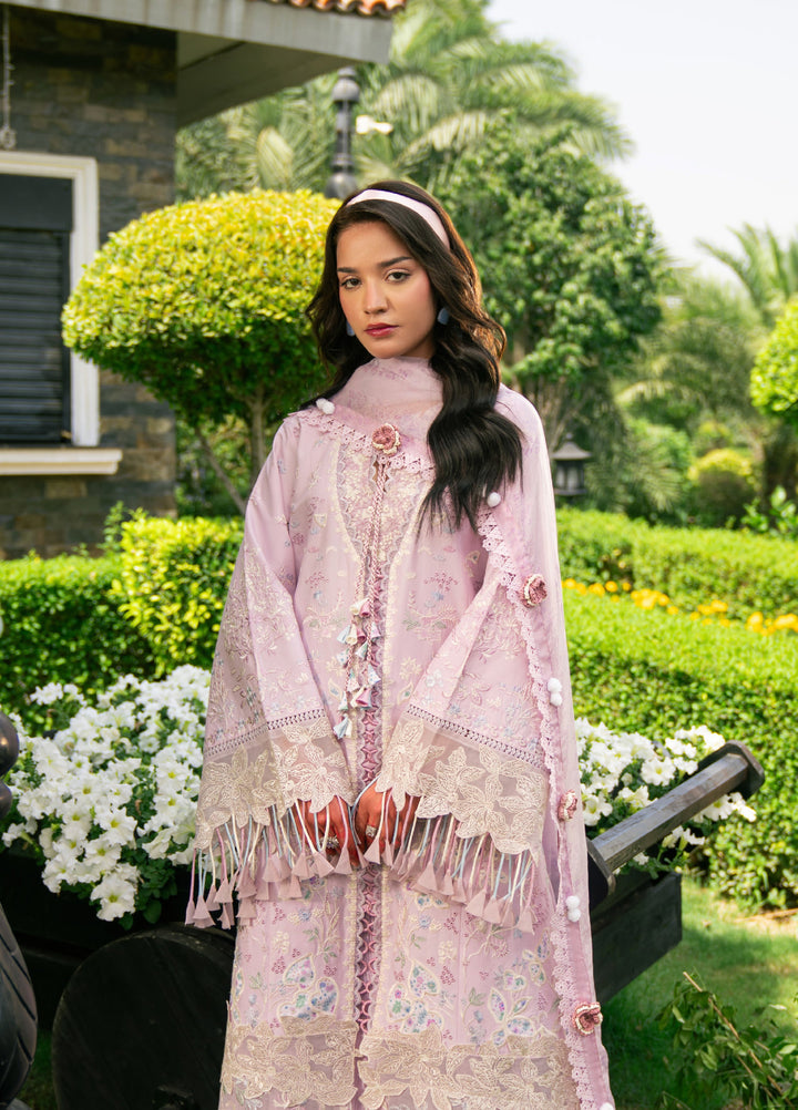 Feerie by Sundas Ahad Unstitched Embroidered Lawn 3 Piece Suit SNA26ULF Sylora ELL-03 - Eid Collection