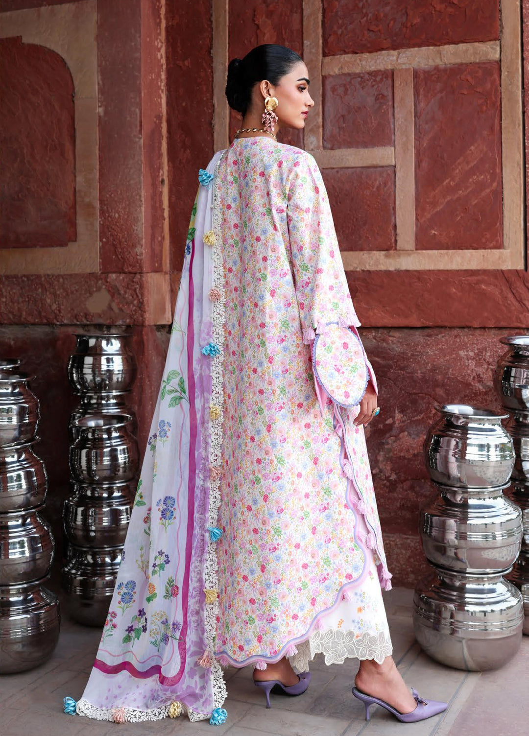 Neoma Prints by Republic Unstitched Printed Lawn 3 Piece Suit RW26UNL SP-5 MEHER - Summer Collection