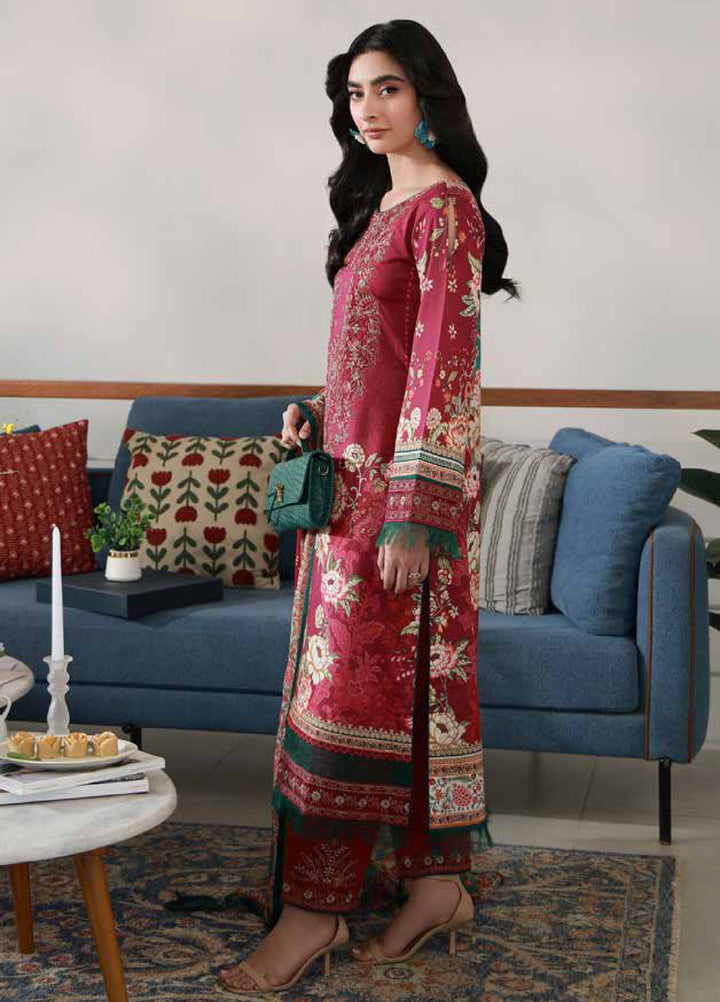 Delia by Gulaal Unstitched Embroidered Lawn 3 Piece Suit GL26UD D-8 Hilyn - Summer Collection
