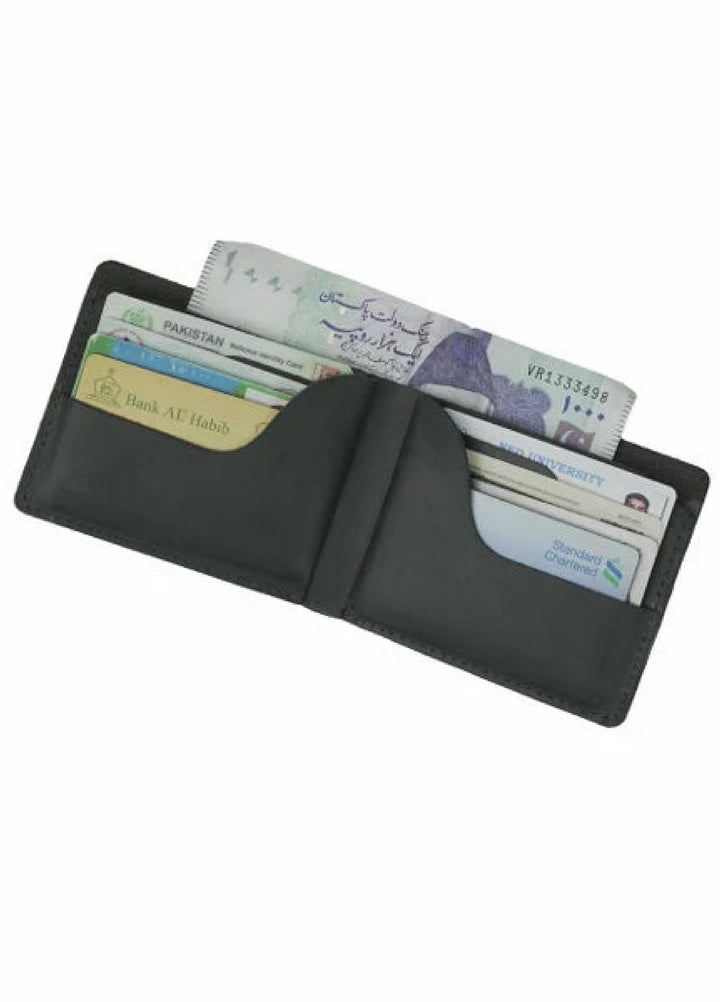 Vintage by Jild Mens Genuine Vintage Leather Wallet-BLACK S2 - Wallets Collection