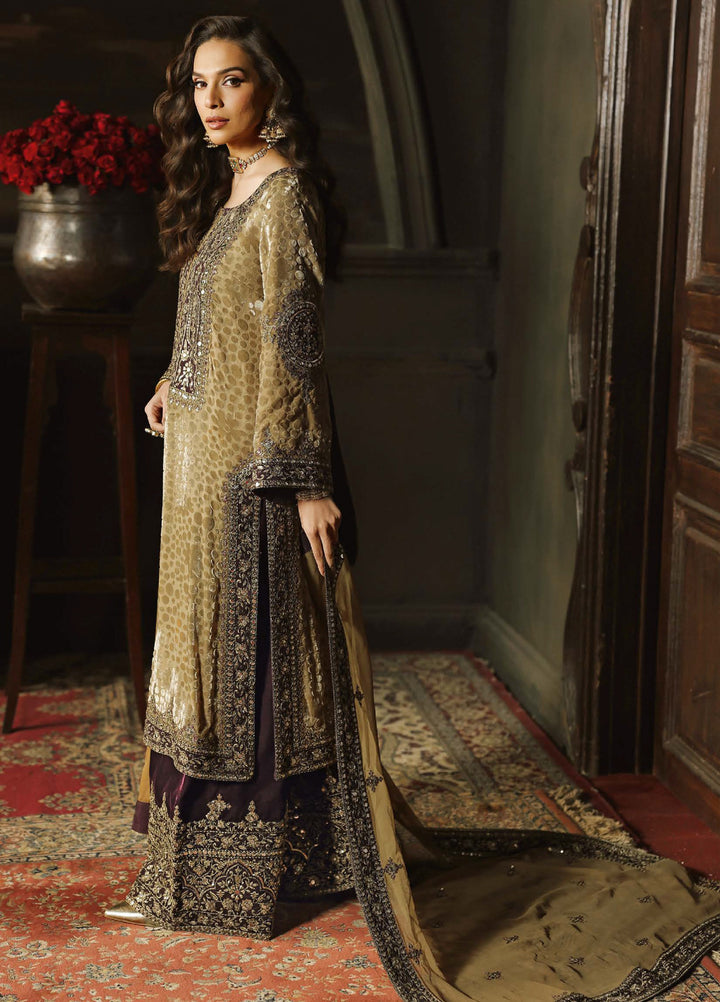 Signora by Charizma Unstitched Velvet Embroidered Suits 3 Piece CRZ25SV CVT5-13 - Festive Collection