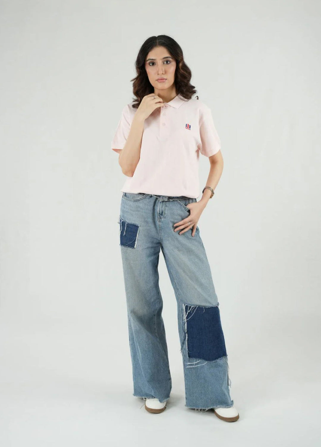 Mercato RTW Solids Cotton 1 Piece Pink Polo Shirt