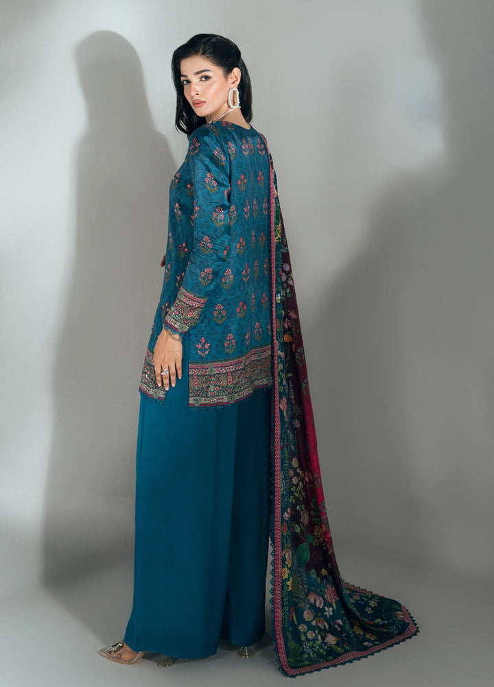 Monarque en Silk by Sahane Hand work Silk 3 Piece Suit CT-37005-Eloise - Festive Collection