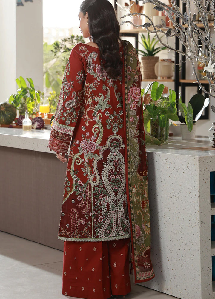 Delia by Gulaal Unstitched Embroidered Lawn 3 Piece Suit GL26UD D-9 Siaa - Summer Collection
