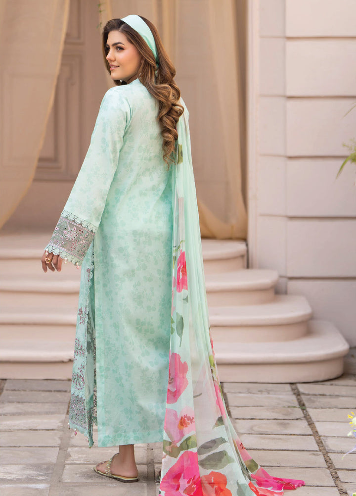 Summer Breeze by Humdum Unstitched Embroidered Lawn 3 Piece Suit HB26USB D-07 - Summer Collection