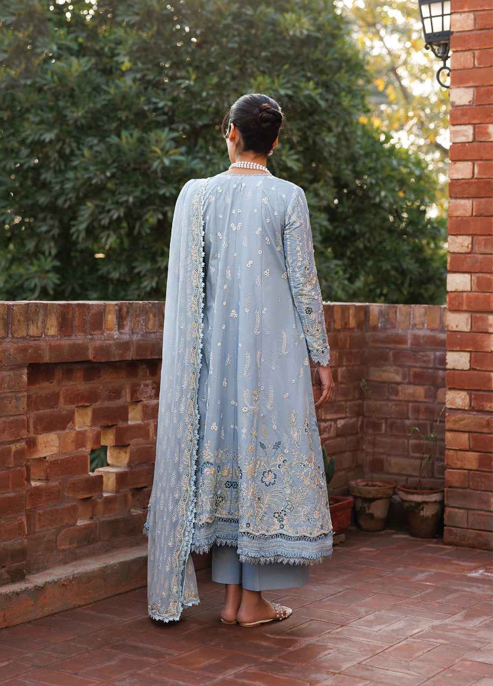 Mirabelle by Emaan Adeel Unstitched Embroidered Luxury Lawn 3 Piece Suit EA26UML D7 Blissful Dreams - Festive Collection