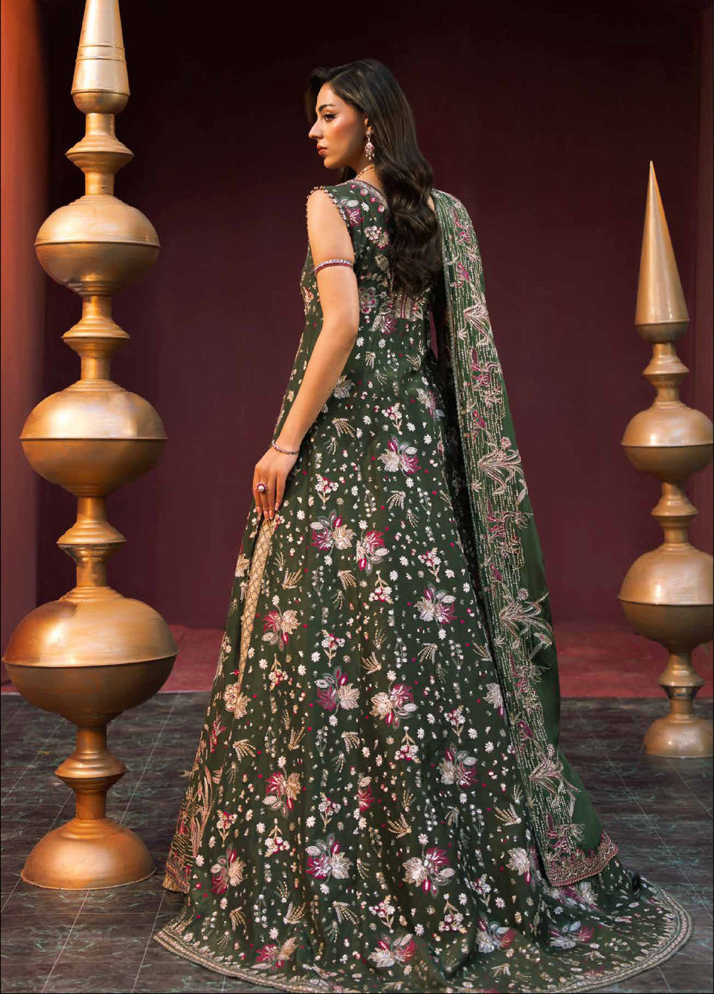 Zarmina by Zariya Unstitched Embroidered Russian Silk 3 Piece Suit ZRY26UZ ZB50044 - Festive Collection