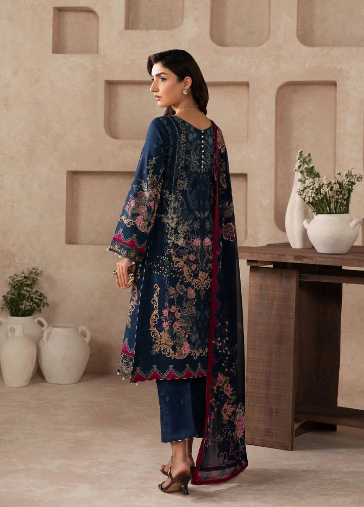 Gulaal Unstitched Embroidered Lawn 3 Piece Suit GL26ULF Aluxe D-8 - Festive Collection