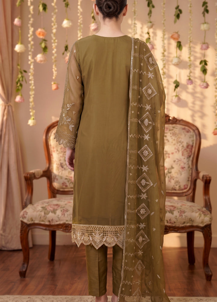 Anaya Noor by Zebtan Unstitched Embroidered Chiffon 3 Piece Suit ZB26UAC AN 03 - Festive Collection