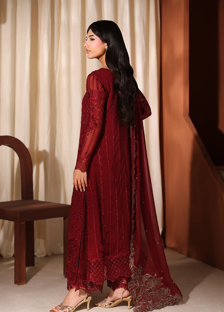 Azure Unstitched Embroidered Chiffon 3 Piece Suit AZ26ULC Cherry Blossom - Festive Collection