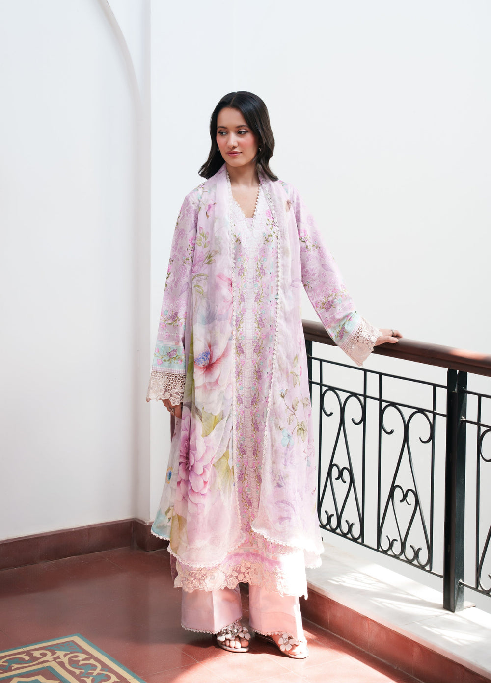 Summer Lines by Neeshay Unstitched Printed and Embroidered Lawn 3 Piece Suit NSH26ULS LILEA - Eid Collection