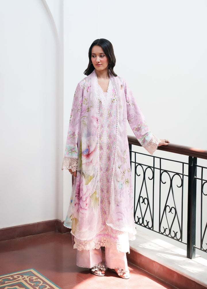 Summer Lines by Neeshay Unstitched Printed and Embroidered Lawn 3 Piece Suit NSH26ULS LILEA - Eid Collection