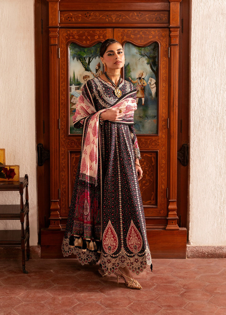 Shahkaar by Jazmin Unstitched Embroidered Lawn 3 Piece Suit JZ26USE SL26-D09 - Eid Collection