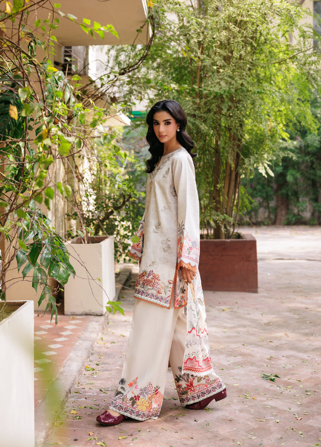 Zync by Florent Whispers Unstitched Embroidered Modal 3 Piece FL25WW FL-2A - Winter Collection