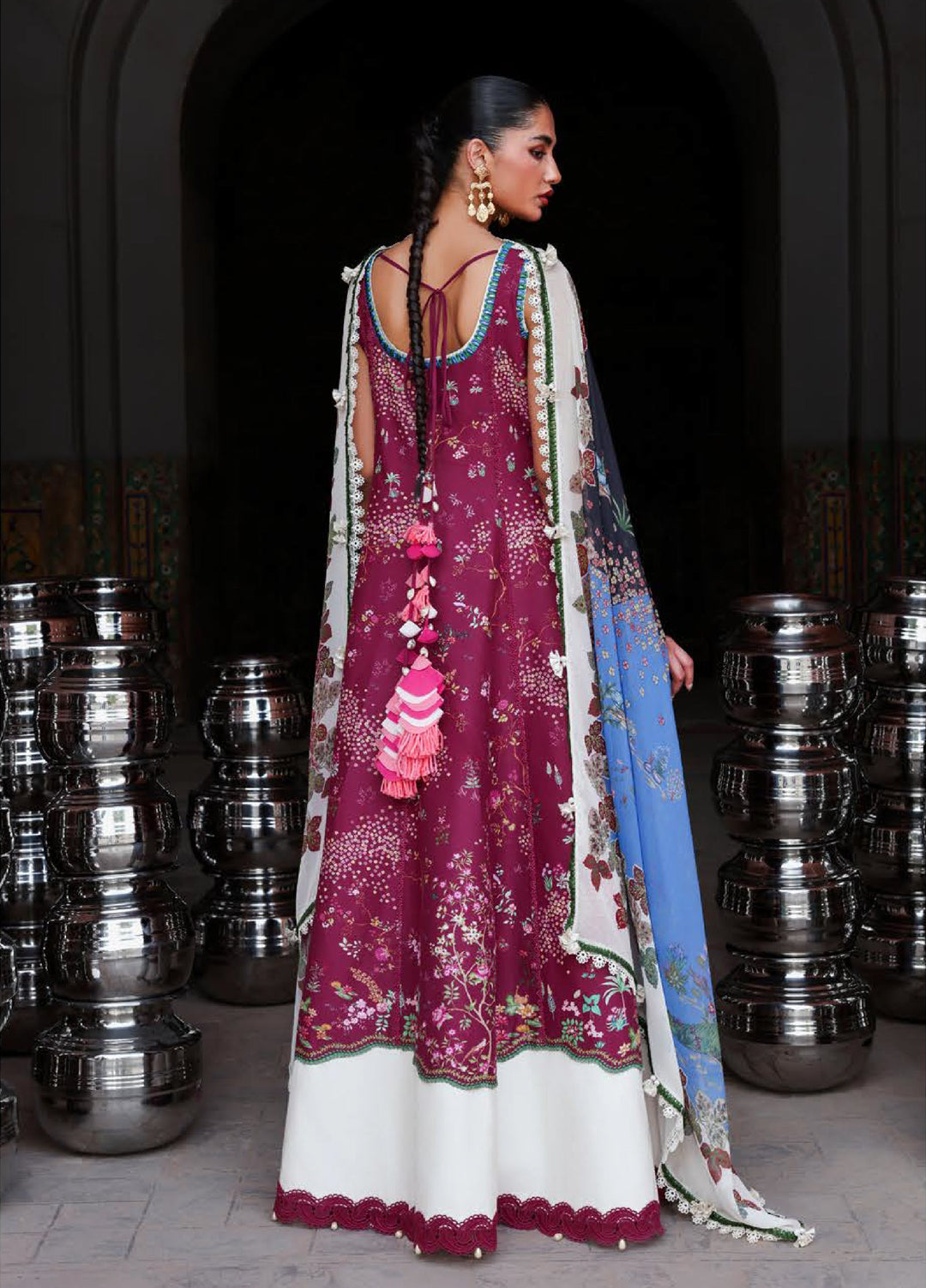 Neoma Prints by Republic Unstitched Printed Lawn 3 Piece Suit RW26UNL SP-3 MAHRU - Summer Collection