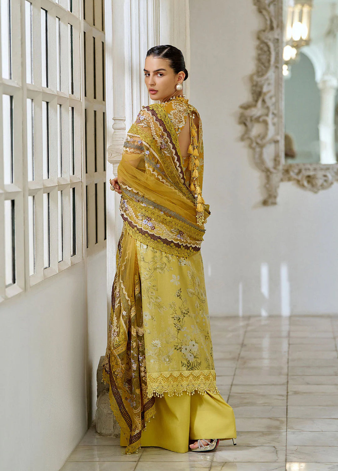 Sobia Nazir Unstitched Embroidered Luxury Lawn 3 Piece Suit SN26ULE D-12 B - Eid Collection