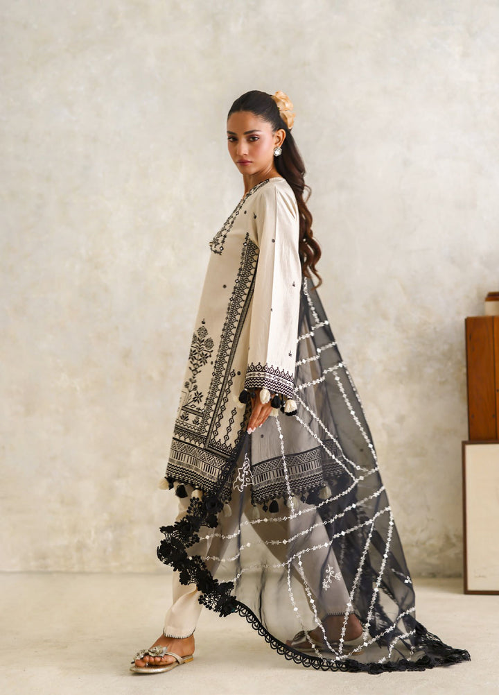 Freesia by Gul Ahmed Unstitched Embroidered Lawn 3 Piece Suit GA26UFL PM-62055 - Summer Collection