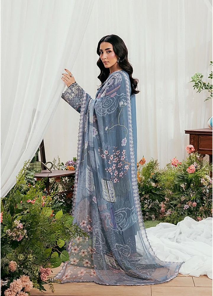 Zync by Florent Unstitched Embroidered Lawn 3 Piece Suit FL26ULZ FZ-7A - Summer Collection