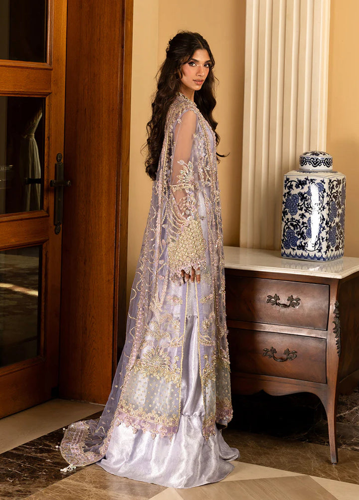 Darling by Mushq Unstitched Embroidered Net 4 Piece Suits MU25DW Simran - Wedding Collection