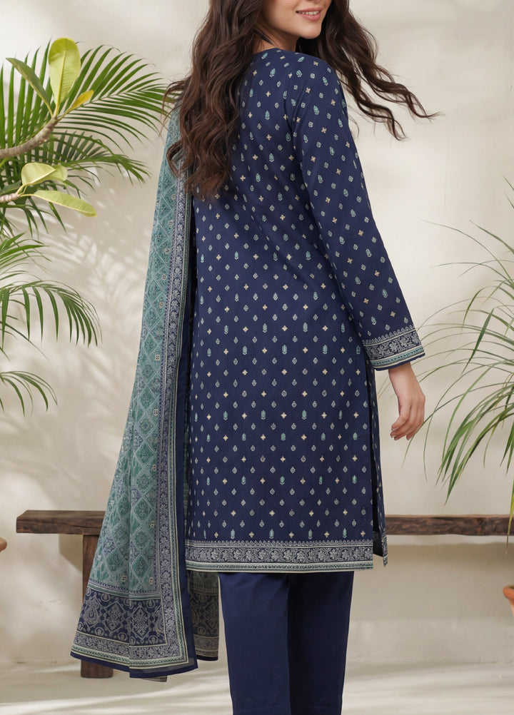 Daman by VS Textiles Unstitched Printed Lawn 3 Piece Suit VS26UDL D-02 848 - Casual Collection