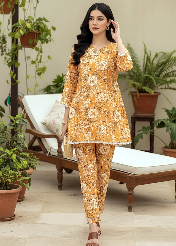 Lakhany Women Co Ord Pret Printed Cambric 2 Piece LG-IZ-0454 - Winter Collection