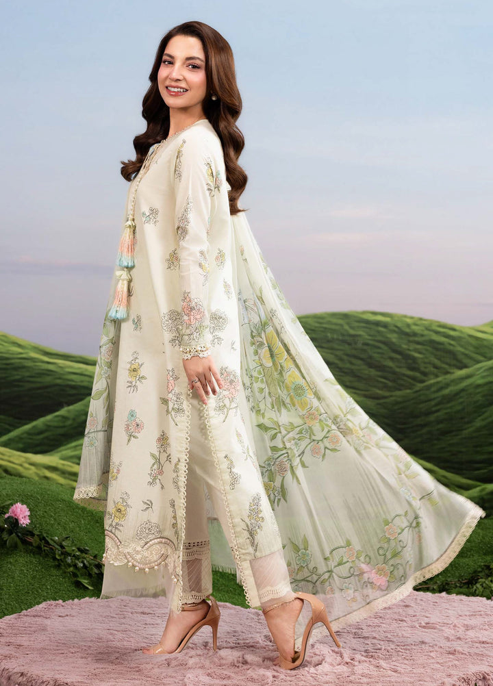M Basics by Maria B Unstitched Embroidered Lawn 3 Piece Suit MB26SSEL MB-CUSV14-02A - Eid Collection