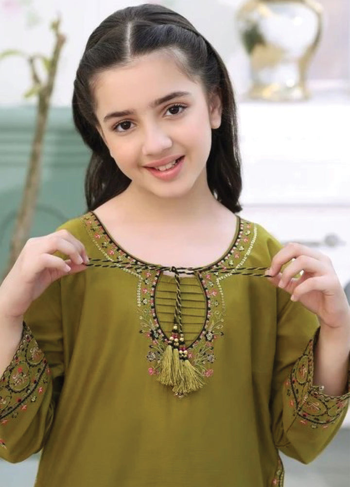 Fresh Birds Kids RTW Embroidered Lawn 2 Piece Suit Mayal-FB-05 - Casual Collection