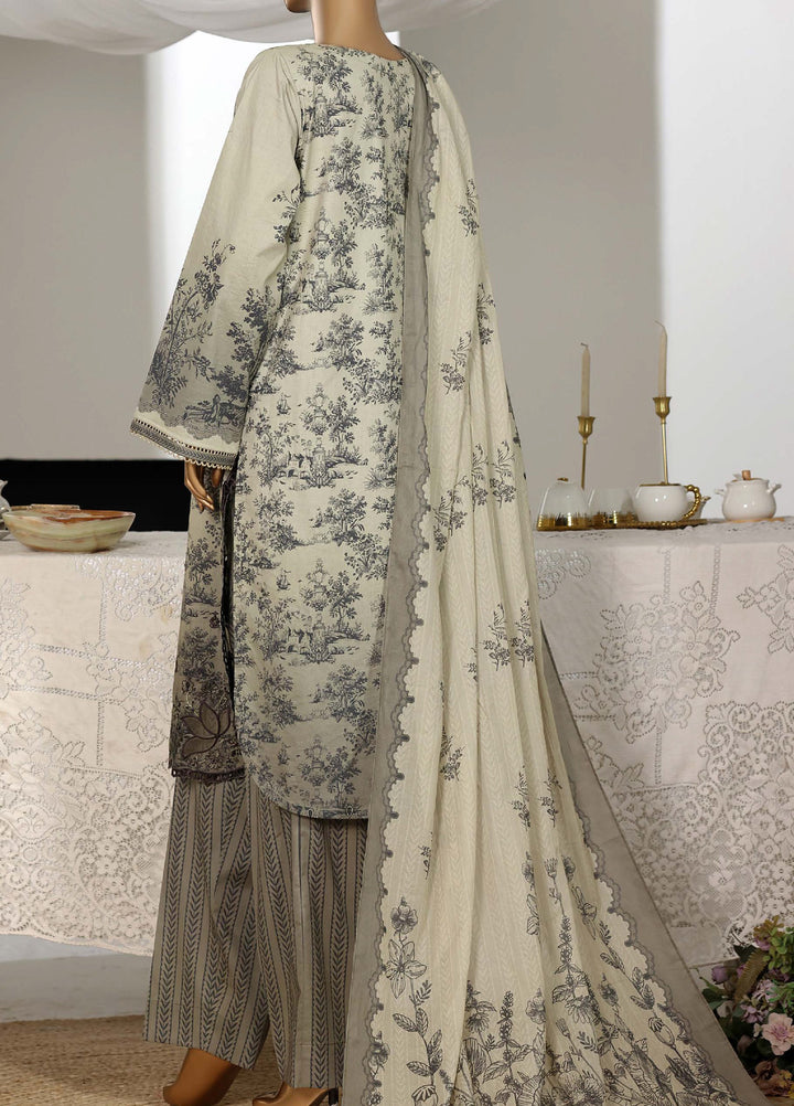 Guldozi by HZ Textiles RTW Embroidered Lawn 3 Piece Suit CPE-3P-027 - Summer Collection