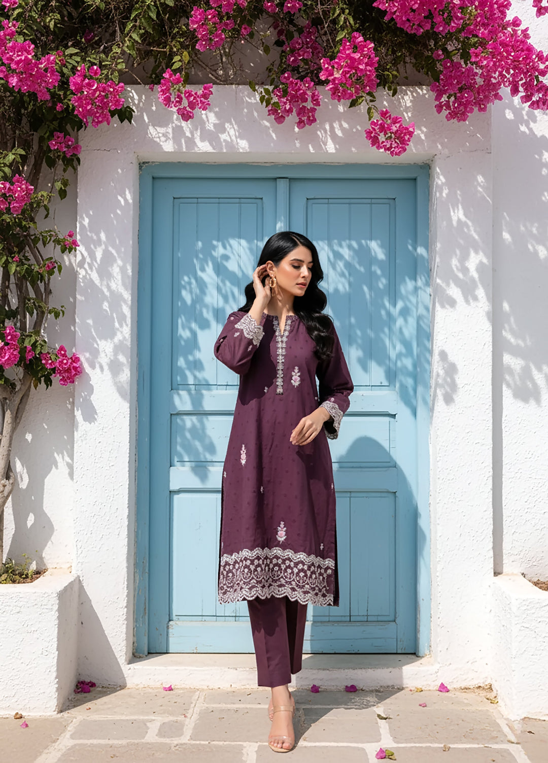 Lakhany Ready To Wear Embroidered Jacquard 1 Piece LG-IZ-0509-W-EMB-1P - Winter Collection