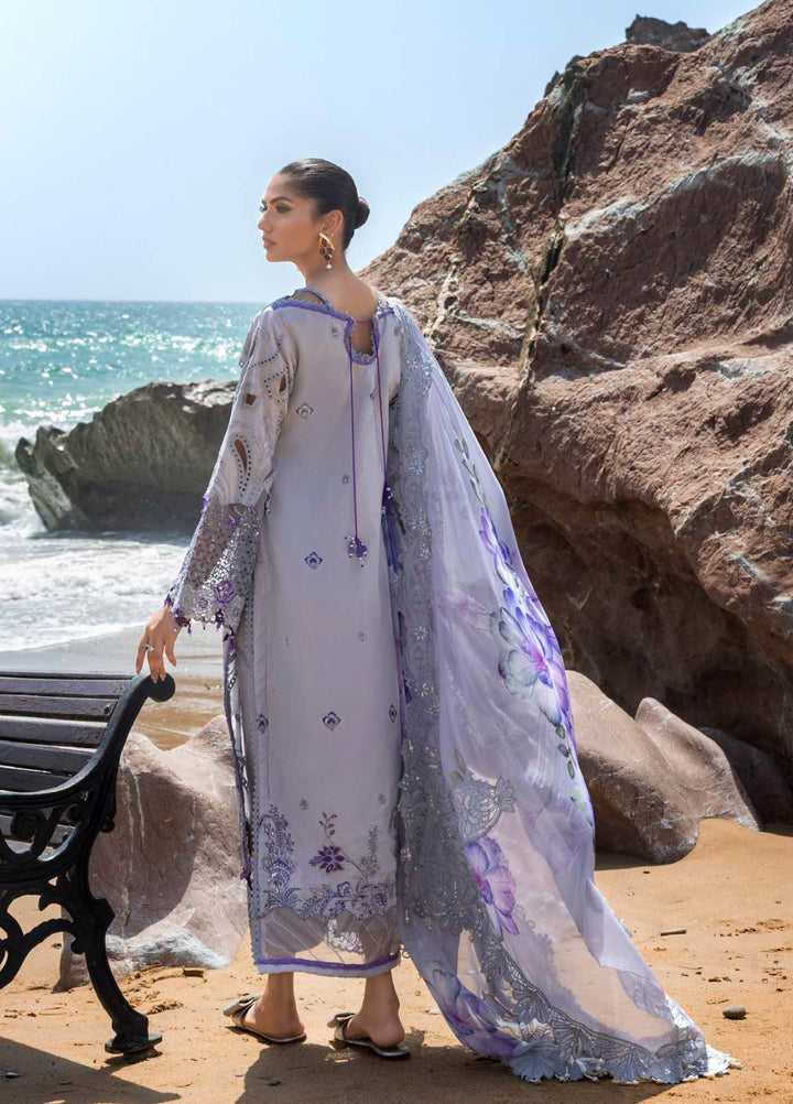 Mahiymaan by Al Zohaib Unstitched Embroidered Luxury Lawn 3 Piece Suit AZ26UM D-11 - Festive Collection