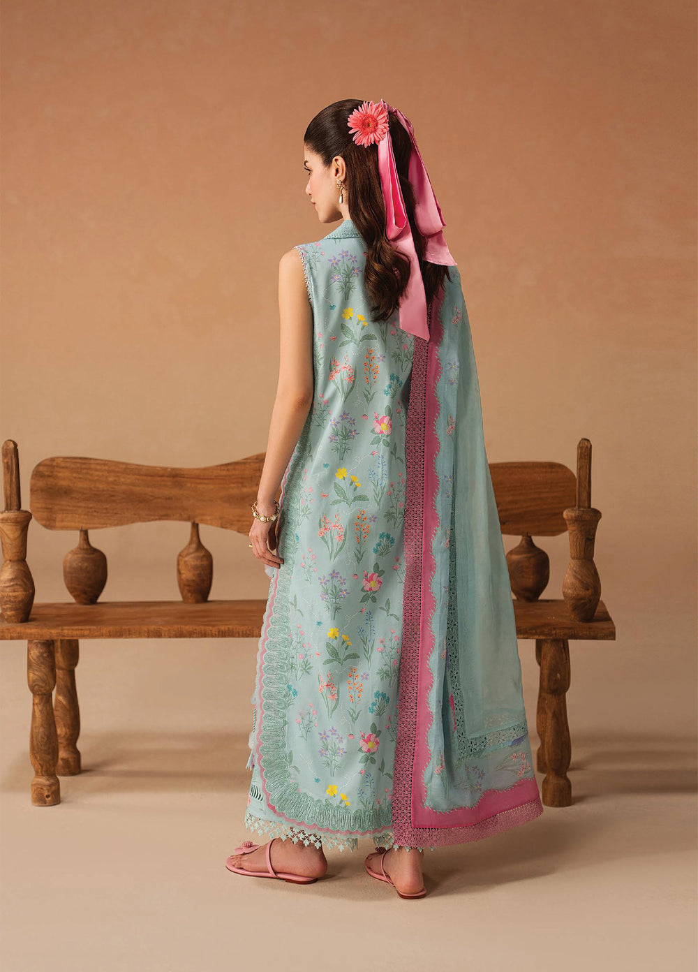 Haze A Prints by Afrozeh Unstitched Embroidered  Lawn 3 Piece Suit AF26UAP Sunlaced Plum FWU-110 - Summer Collection