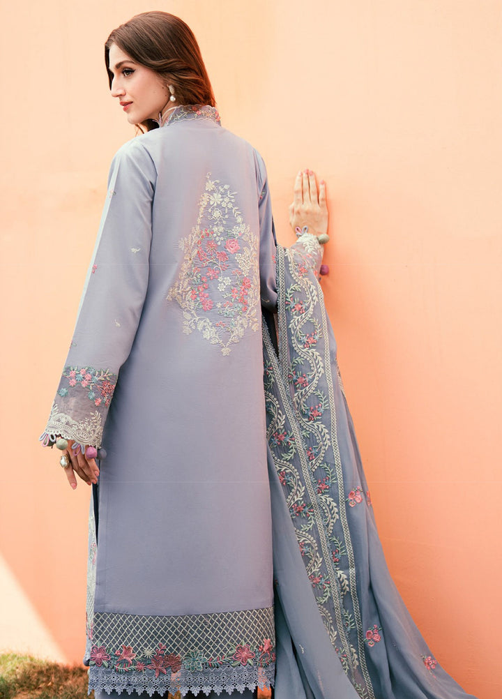 Florent Unstitched Embroidered Lawn 3 Piece Suit FL26ULE FEF-4B - Eid Collection