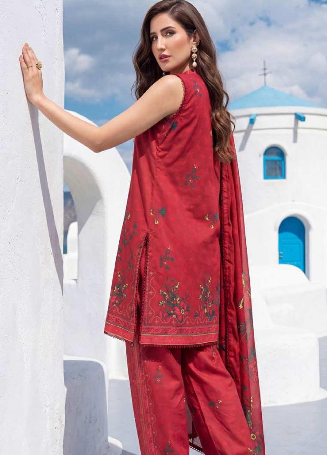 Coco Cords by Al Zohaib Unstitched Printed Lawn 3 Piece Suit AZ26UCL-9 - Casual Collection