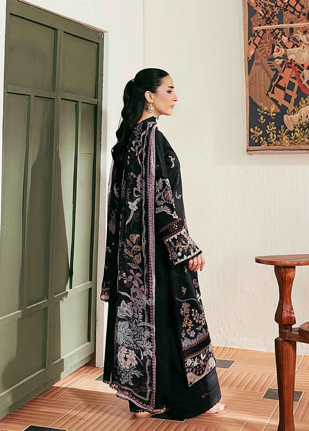 Zync by Florent Unstitched Embroidered Lawn 3 Piece Suit FL26ULZ FZ-3A - Summer Collection