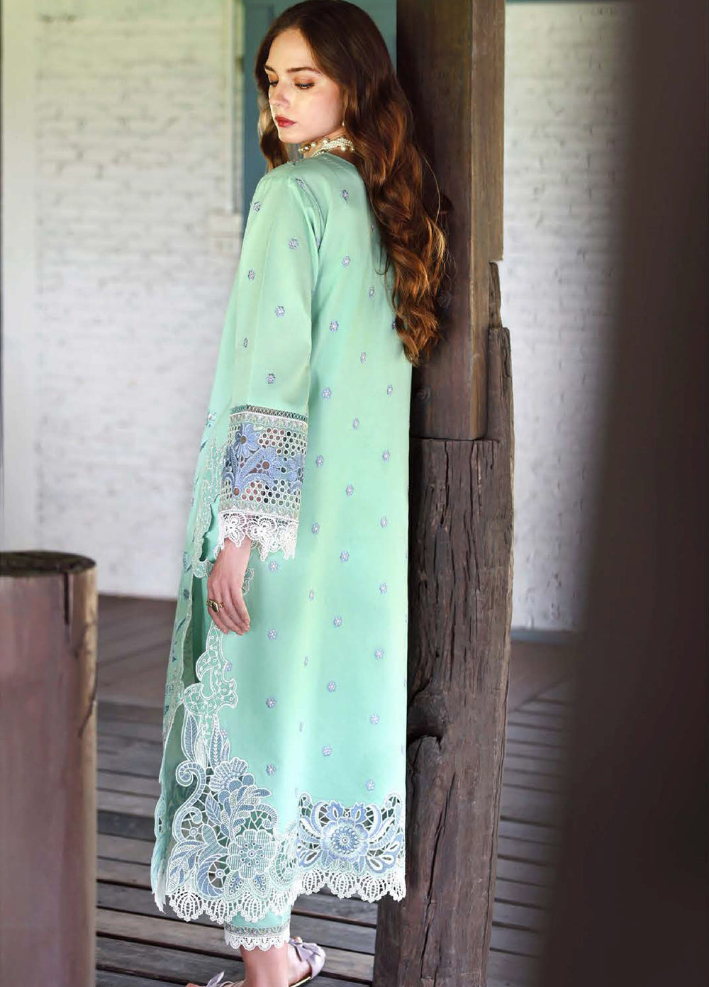 The Secret Garden by Mushq Unstitched Embroidered Lawn 3 Piece Suit MU26ULSG Fernlore HUNSS260211 - Festive Collection